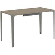Parabel(パラベル) デスク 天板:プライズウッドミディアム/脚:グレージュ メラミン天板仕様 120×60cm お客様組み立て品 受注生産品 8TPD2B MHY4