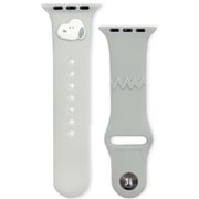SNGG-154GY [ピーナッツ スヌーピー Apple Watch 42/41/40/38mm 対応 シリコンバンド グレー]