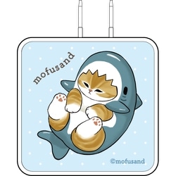 mofusand USB Type-C ACアダプタ サメにゃん MOFU-84A