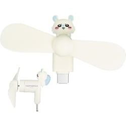 CK-74D [ちいかわ コネクタ付き ミニクールファン （USB Type-C） モモンガ]