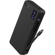 SMARTCOBY Pro CABLE モバイルバッテリー 20000mAh 最大100W USB-C×1/USB-A×1/内蔵USB-Cケーブル×1 ディスプレイ付 ブラック CIO-MB100W2C1A-20K-C-BK