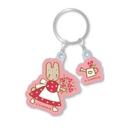 MRN-001 サンリオキャラクターズ 2連アクリルキーホルダー マロンクリーム 40th フラワー