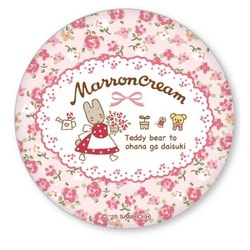 MRN-003 サンリオキャラクターズ 缶ミラー マロンクリーム 40th ワンポイント