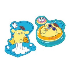 PRN-037 サンリオキャラクターズ ステッカー 2枚セット ユニーク ポムポムプリン ダイカット