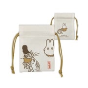DBC-286 ミッフィー×鳥獣戯画 豆巾着 A