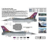 1/72 デカール F-16C ブロック40 89-2030 第510戦闘飛行隊 アヴィアーノ基地 イタリア 2025年 エッチングパーツ付 [プラモデル用品]