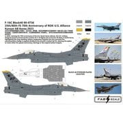 1/72 デカール F-16C ブロック40 89-0003 90-073635/80 戦闘飛行隊 韓米同盟70周年記念 群山空軍基地 韓国 2023年 エッチングパーツ付 [プラモデル用品]