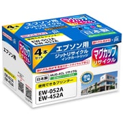 エプソン MUG-4CL互換 日本製 リサイクルインク ヨドバシカメラオリジナル JIT-YEMUG4P