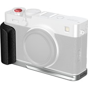 FUJIFILM X-E5用 シリコンハンドル付き L字型 マウントプレート シルバー SR5447