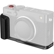FUJIFILM X-E5用 シリコンハンドル付き L字型 マウントプレート ブラック SR5448