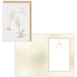 結婚祝いカード シャンパングラス EAP-846-169