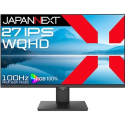 液晶モニター/27型/WQHD（2560×1440）/IPSパネル/非光沢/HDR対応/HDMI×1 DP×1 USB-C×1/スピーカー内蔵/2年保証 JN-IPS27Q-C6