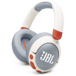 JBL Junior 470NC スマートこどもヘッドホン オーバーイヤー型 アクティブノイズキャンセリング/Bluetooth対応 ホワイト JBLJR470NCWHT