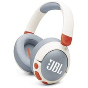 JBL Junior 470NC スマートこどもヘッドホン オーバーイヤー型 アクティブノイズキャンセリング/Bluetooth対応 ホワイト JBLJR470NCWHT