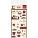 限定 箔押しシールシート Browncoffee カリタ QS307