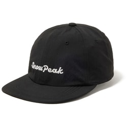 Snow Peak Typography Cap BLACK AC-25AU02300019