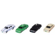 23-655A Nスケール ジオタウン ストラクチャーシリーズ タクシーセット1A [鉄道模型用品]