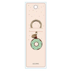 AirTag用ドーナツ型ケース グリーン ALG-ATDCGR