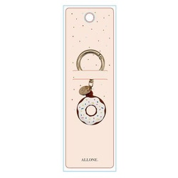 AirTag用ドーナツ型ケース ホワイト ALG-ATDCWH