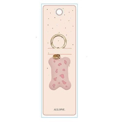 AirTag用骨型ケース ピンク ALG-ATBCPK