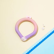 デコレ SUORING for dogs 28°グラデーション ボタン パールスウィートピンク LL