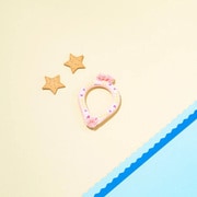 デコレ SUORING for dogs 28°ハワイ ボタン ピンクフラワー3 XS
