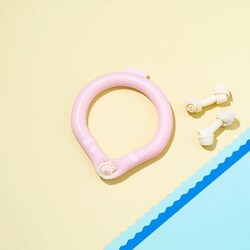 デコレ SUORING for dogs 28°LINE ボタン 肉球ピンク SS