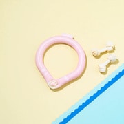 デコレ SUORING for dogs 28°LINE ボタン 肉球ピンク M