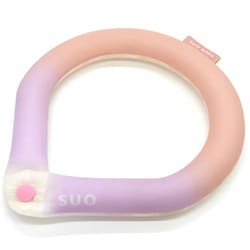 SUO RING for dogs 28°ICE gradation ボタン付 スウィートピンク LLB