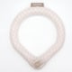SUO RING for dogs 28°ICE グラデチェック ボタン付 PINKBEIGE LLB