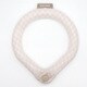 SUO RING for dogs 28°ICE グラデチェック ボタン付 PINKBEIGE LB
