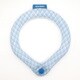 SUO RING for dogs 28°ICE グラデチェック ボタン付 BLUE SB