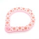 SUO RING for dogs star 28°ICE ボタン付 チェリーピンク（星大） LB