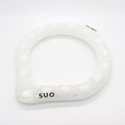 SUO RING for dogs star 28°ICE ボタン付 ピュアホワイト LB