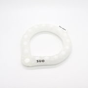 SUO RING for dogs star 28°ICE ボタン付 ピュアホワイト SSB