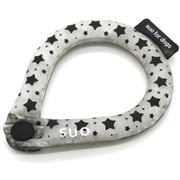 SUO RING for dogs star 28°ICE ボタン付 ブラック(星大) XSB
