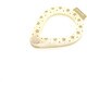 SUO RING for dogs star 28°ICE ボタン付 エクルベージュ XSB