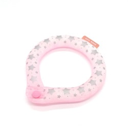 SUO RING for dogs star 28°ICE ボタン付 リフレクター ピンク（リフレクター） MB