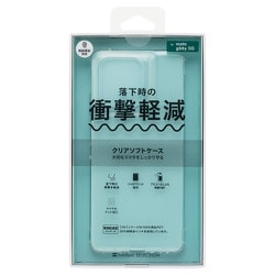 クリアソフトケース moto g66y 5G用 クリア SB-A102-SCAS/CL