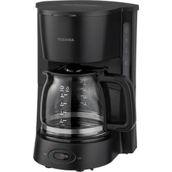 コーヒーメーカー ブラック ガラスサーバー HCD-5B（K）