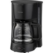 コーヒーメーカー ブラック ガラスサーバー HCD-5B(K)