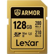 ARMOR DOLD SDXC UHS-IIカード 128GB V60 最大読込速度280MB/s 最大書込速度210MB/s 制限付無期限保証 LSDAMGL128G-RNNNJ