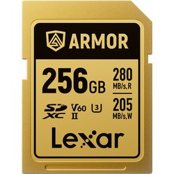 ARMOR DOLD SDXC UHS-IIカード 256GB V60 最大読込速度280MB/s 最大書込速度205MB/s 制限付無期限保証 LSDAMGL256G-RNNNJ