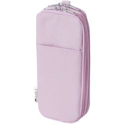 ペンケース CUBIX ダブル・ラウンドジップN ピンクベージュ 106211-29