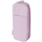 ペンケース CUBIX ダブル・ラウンドジップN ピンクベージュ 106211-29