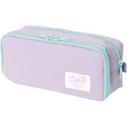 ペンケース CUBIX ラウンドジップ ボックス・カラードN パープル 106214-07