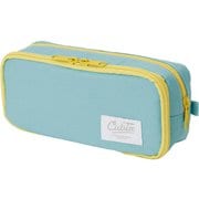 ペンケース CUBIX ラウンドジップ ボックス・カラードN パステルグリーン 106214-49