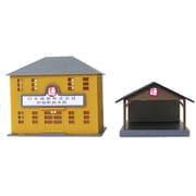NA-107 Nスケール 未塗装ストラクチャーキット 日通事務所・仕分所 組立キット [鉄道模型用品]