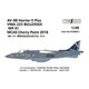 FABD48071 1/48 デカール AV-8B ハリアーII プラス VMA-223 ブルドッグス WP 01チェリー・ポイント海兵隊航空基地 2018年 [プラモデル用品]