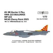 FABD72069 1/72 デカール AV-8B ハリアーII プラス VMA-223 ブルドッグス WP 223チェリー・ポイント海兵隊航空基地 2025年 [プラモデル用品]